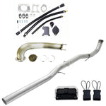 2017-2025 GM 6.6L Duramax L5P EGR Delete kit with 4" DPF & Cat Delete Pipe and 3.5" Downpipe and 2020+ CAN Bus Plugs