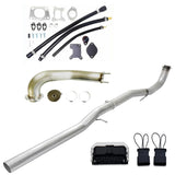 2017-2025 GM 6.6L Duramax L5P EGR Delete kit with 4" DPF & Cat Delete Pipe and 3.5" Downpipe and 2020+ CAN Bus Plugs