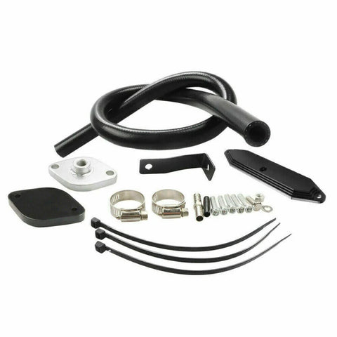 4'' Race Pipe Delete DPF/CAT Pipe w/ EGR Exhaust Valve Kit for 11-19 6.7L Ford F250 F350 F450