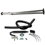 4'' Race Pipe Delete DPF/CAT Pipe w/ EGR Exhaust Valve Kit for 11-19 6.7L Ford F250 F350 F450