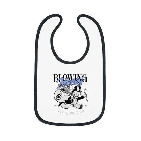 Blowing Money Baby Bib