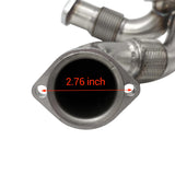 2003-2007 6.0L Ford F250 F350 F450 Powerstroke Diesel Heavy Duty Polished Exhaust Up-Pipe Y-Pipe