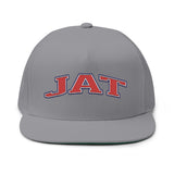 JAT Embroidered Flat Bill Cap