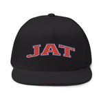 JAT Embroidered Flat Bill Cap