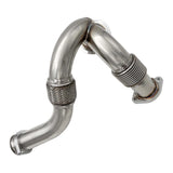 2003-2007 6.0L Ford F250 F350 F450 Powerstroke Diesel Heavy Duty Polished Exhaust Up-Pipe Y-Pipe