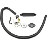 4'' Race Pipe Delete DPF/CAT Pipe w/ EGR Exhaust Valve Kit for 11-19 6.7L Ford F250 F350 F450