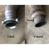 LML 2011-2016 6.6 Duramax Down Pipe 3” V band or 3 Bolt