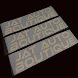 JAT Auto Boutique Logo Decal