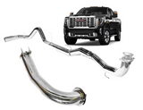 POLISHED L5P 6.6L DURAMAX 2017-2025 EXHAUST AND DOWNPIPE KIT