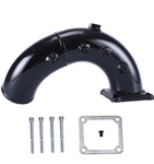 3'' Air Intake Elbow Tube Horn For 1998.5-2002 Dodge Ram 5.9L Cummins Diesel Black