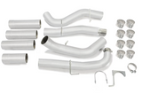 2011–2016 LML 5" Aluminized Downpipe-Back Exhaust Single — 3-Bolt / V-Band