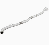 2011–2016 LML 5" Aluminized Downpipe-Back Exhaust Single — 3-Bolt / V-Band