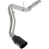 2019-2025 AFE LARGE BORE HD 5" DPF BACK EXHAUST SYSTEM WITH BLACK EXHAUST TIP (49-42078-B)