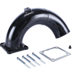 3'' Air Intake Elbow Tube Horn For 1998.5-2002 Dodge Ram 5.9L Cummins Diesel Black