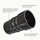 2001–2004 LB7 Intercooler Pipe and Boot Kit 3" Aluminum Fits