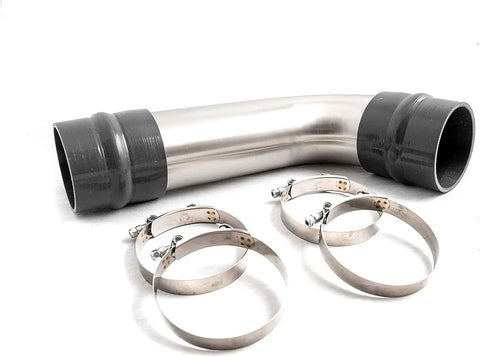4" Stainless Steel Intake Resonator Pipe Compatible with 2017-2019 Chevy/GMC 6.6L L5P Duramax Diesel